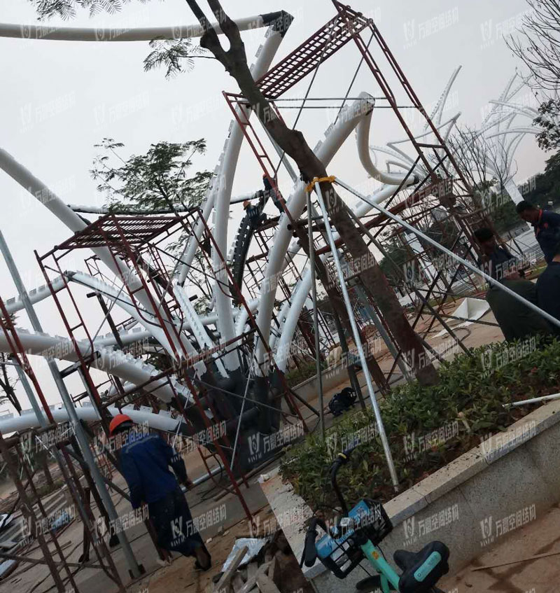 東莞市東江西岸異型鋼結構項目