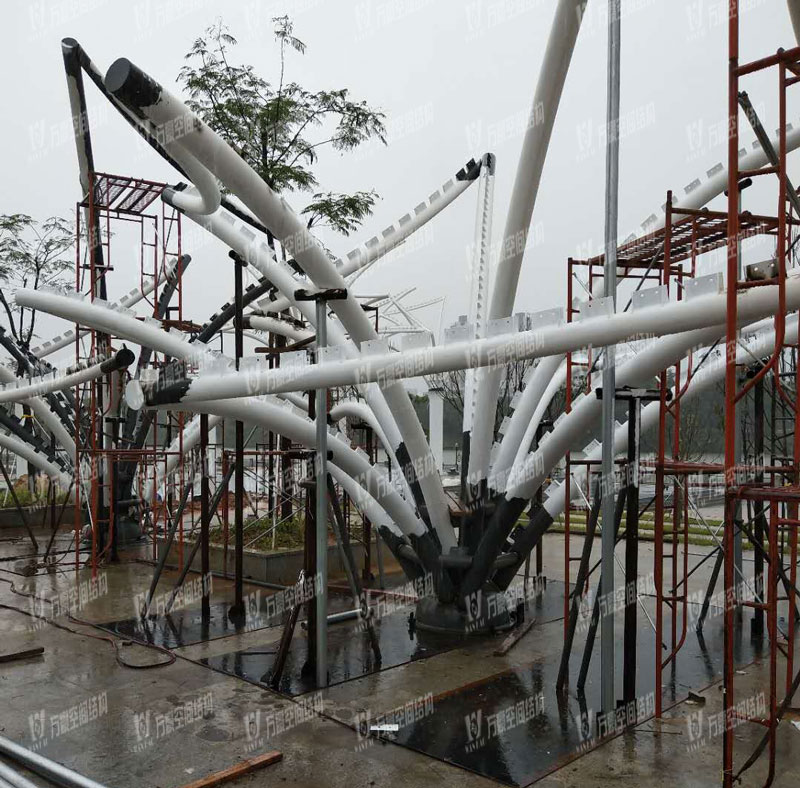 東莞市東江西岸異型鋼結構項目