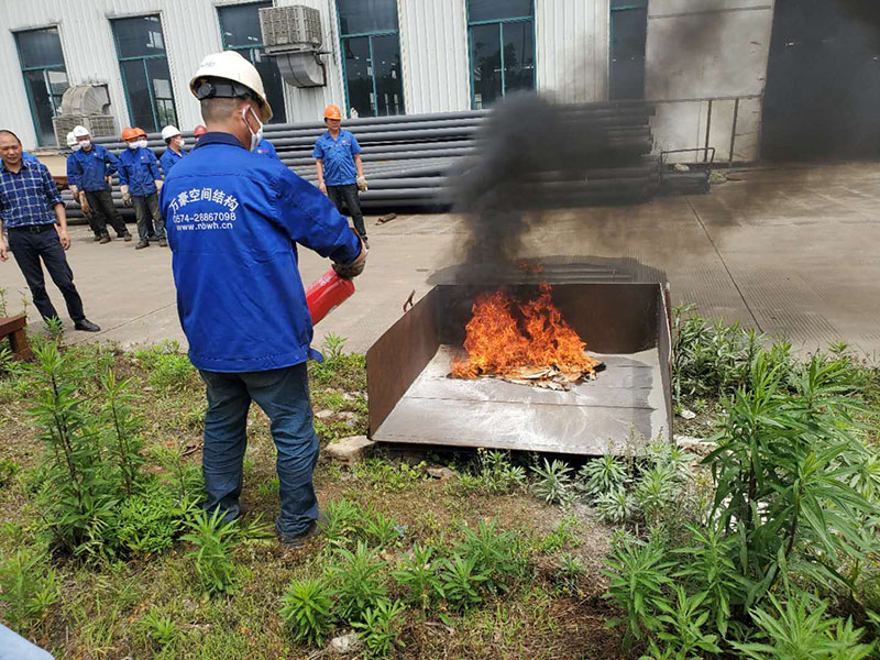 萬豪空間結構防火防爆應急演練活動圓滿完成