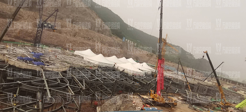 南京園博園穹蓋式膜結(jié)構(gòu)棚項(xiàng)目最新進(jìn)展 南京園博園穹蓋式膜結(jié)構(gòu)棚項(xiàng)目最新進(jìn)展