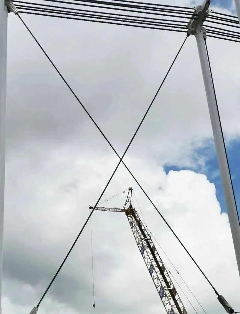 CFRP碳纖維索在空間結構中首次成功應用