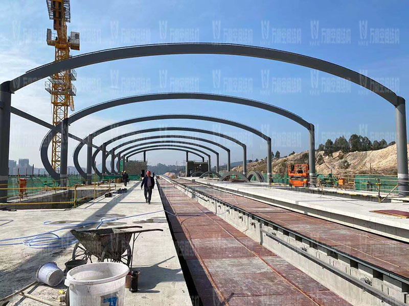 清遠磁懸浮項目蓮湖車站異型鋼結構項目 清遠磁懸浮項目蓮湖車站異型鋼結構項目