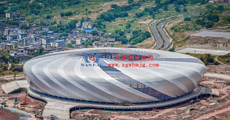 重慶龍興亞洲杯體育場ETFE天幕工程 重慶龍興亞洲杯體育場ETFE天幕工程