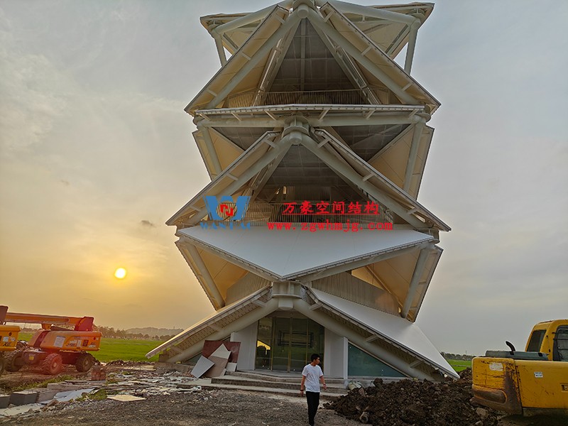 數智農業產業園先行啟動區塊項目設計施工總承包-瞭望塔膜結構工程