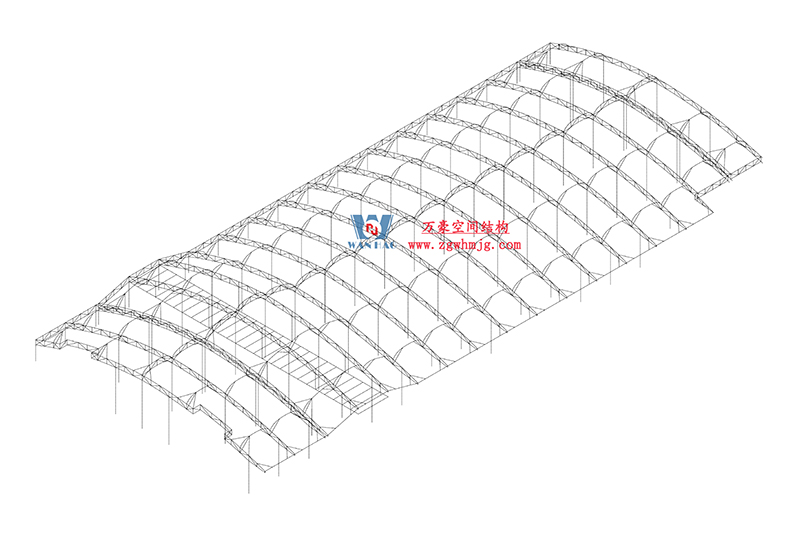 浙江真愛毯業科技有限公司廠房三屋面膜結構工程完工大吉！