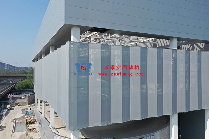 紹興國際會展中心C1區展廳幕墻網格膜工程