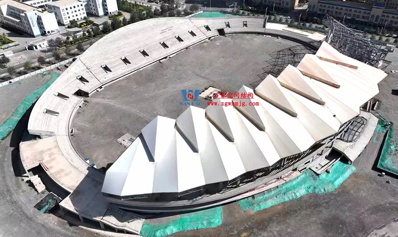 張掖奧體中心建設項目（EPC）總承包體育場PTFE膜結構專業分包工程