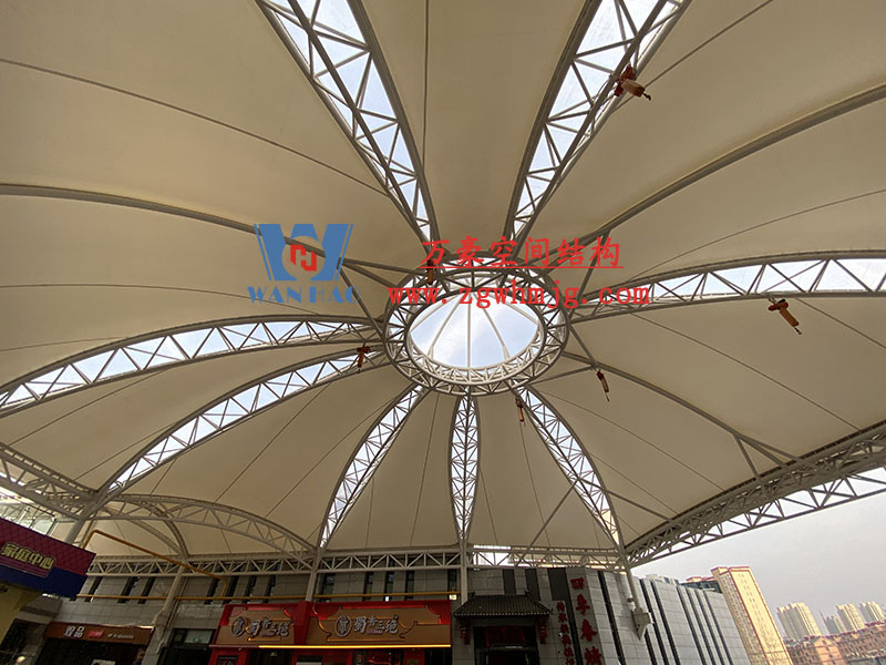 新泰卓越·財富廣場膜結(jié)構(gòu)項目 新泰卓越·財富廣場膜結(jié)構(gòu)項目