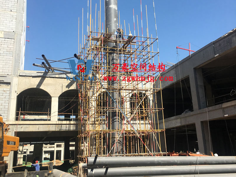 山東聊城萬達(dá)小鎮(zhèn)七彩祥云索膜結(jié)構(gòu)項(xiàng)目