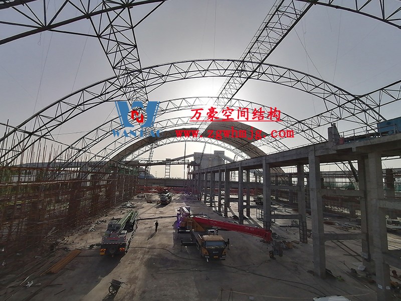 內蒙能源長城五礦選煤廠鋼骨架膜棚建設項目