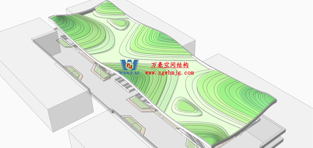 博多森谷項目中庭etfe膜結構工程 博多森谷項目中庭etfe膜結構工程