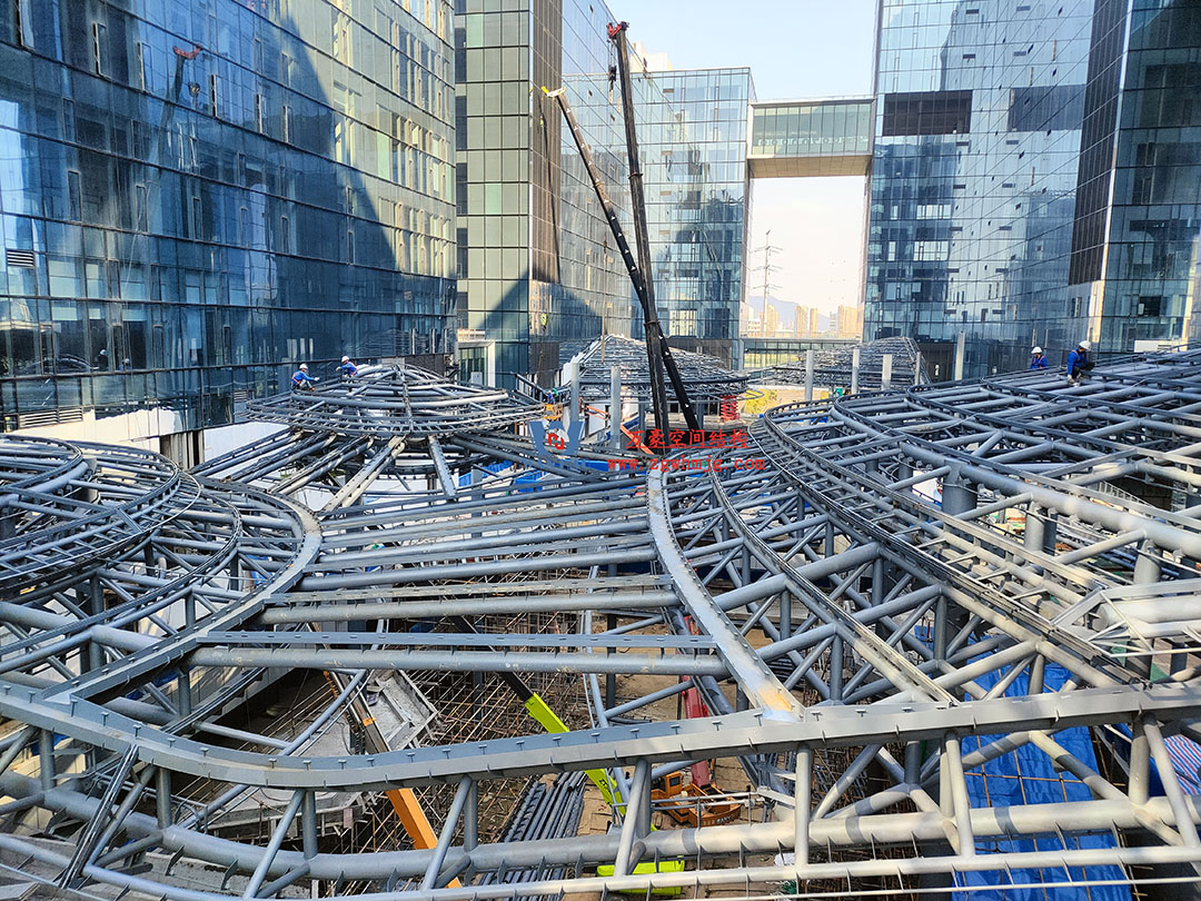 博多森谷項目中庭鋼膜結構工程