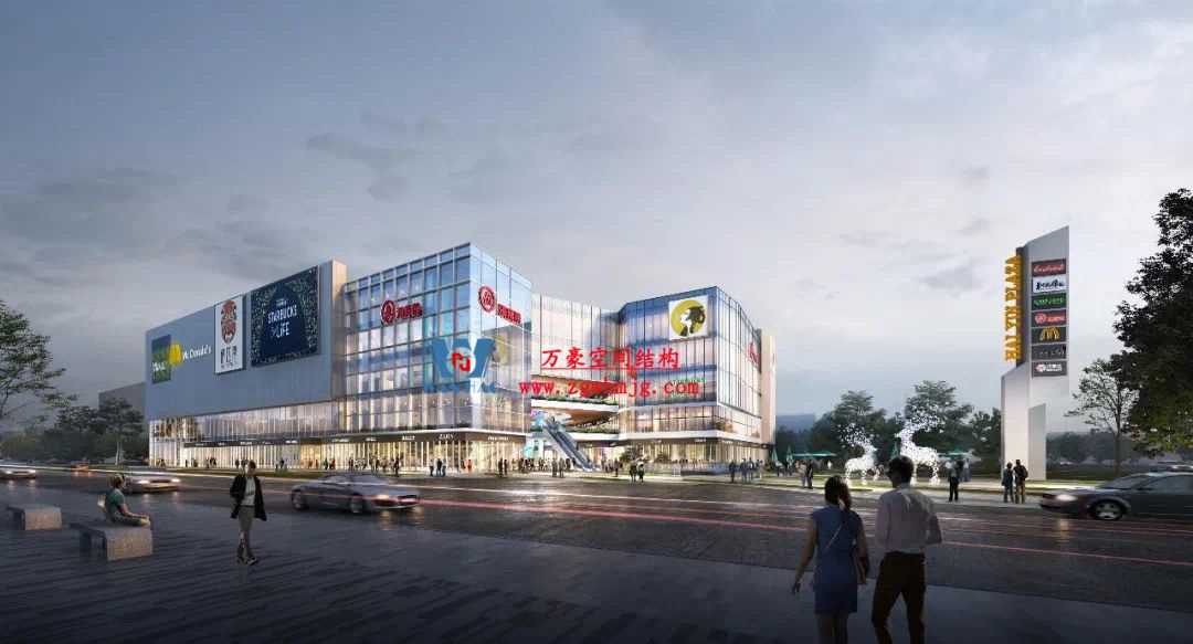 廣州從化鳳凰新天地商業(yè)街天幕項(xiàng)目：ETFE PTFE膜結(jié)構(gòu)打造城市靈動(dòng)