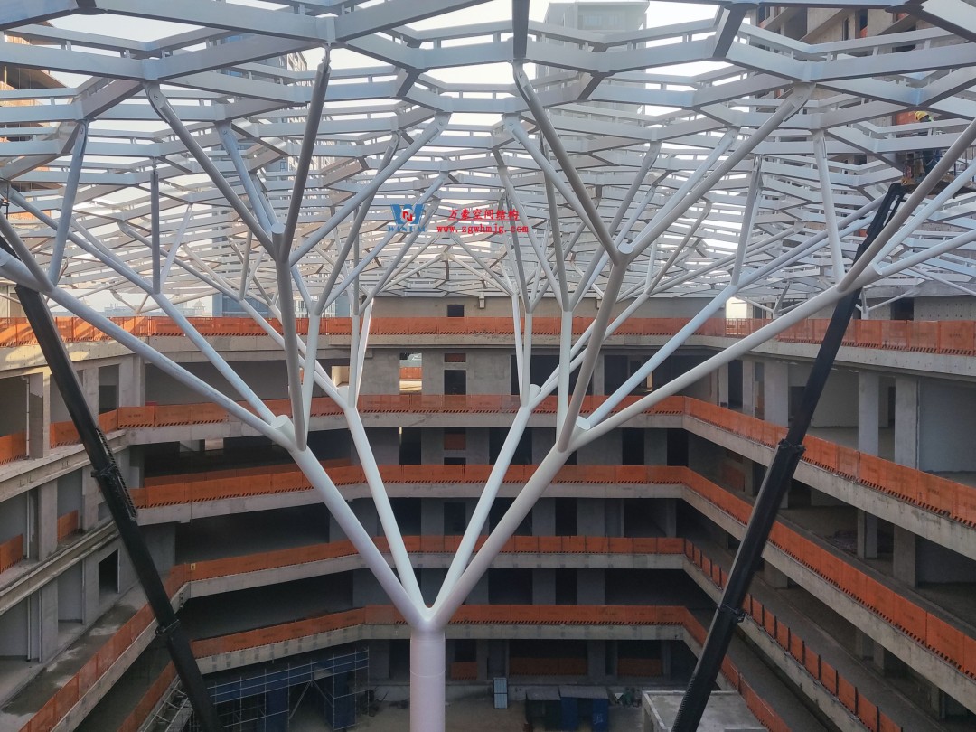 科幻巨幕降臨安吉！湖州安吉鋼結構天幕重塑城市天際線