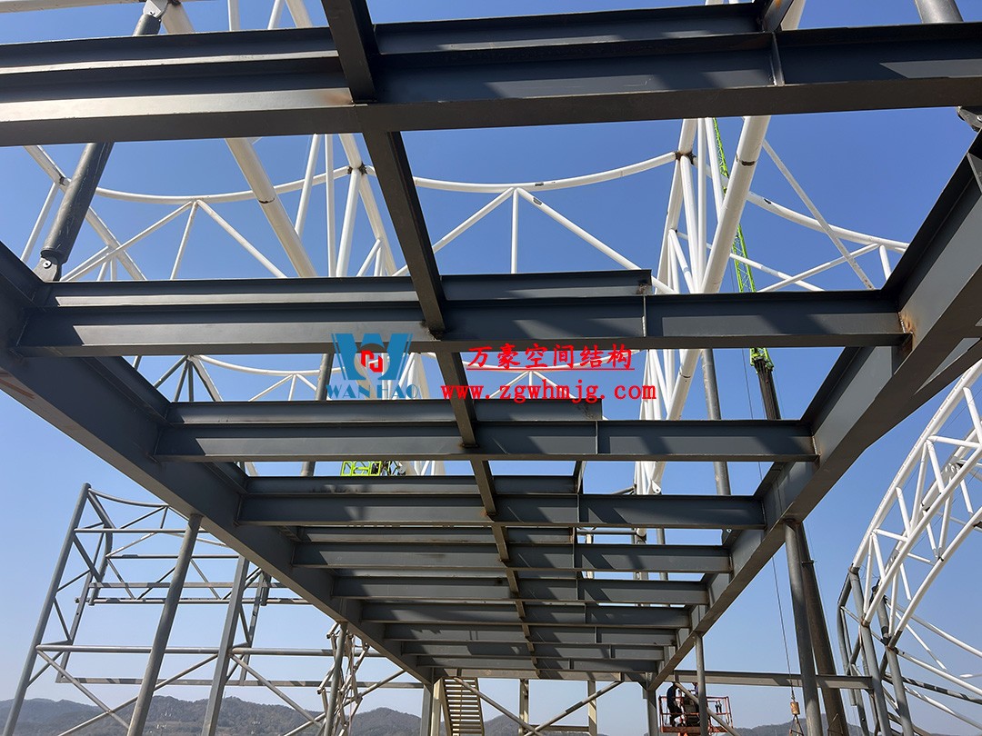 比亞迪紹興嵊州賽車場干拔沙坡觀景平臺鋼膜結構