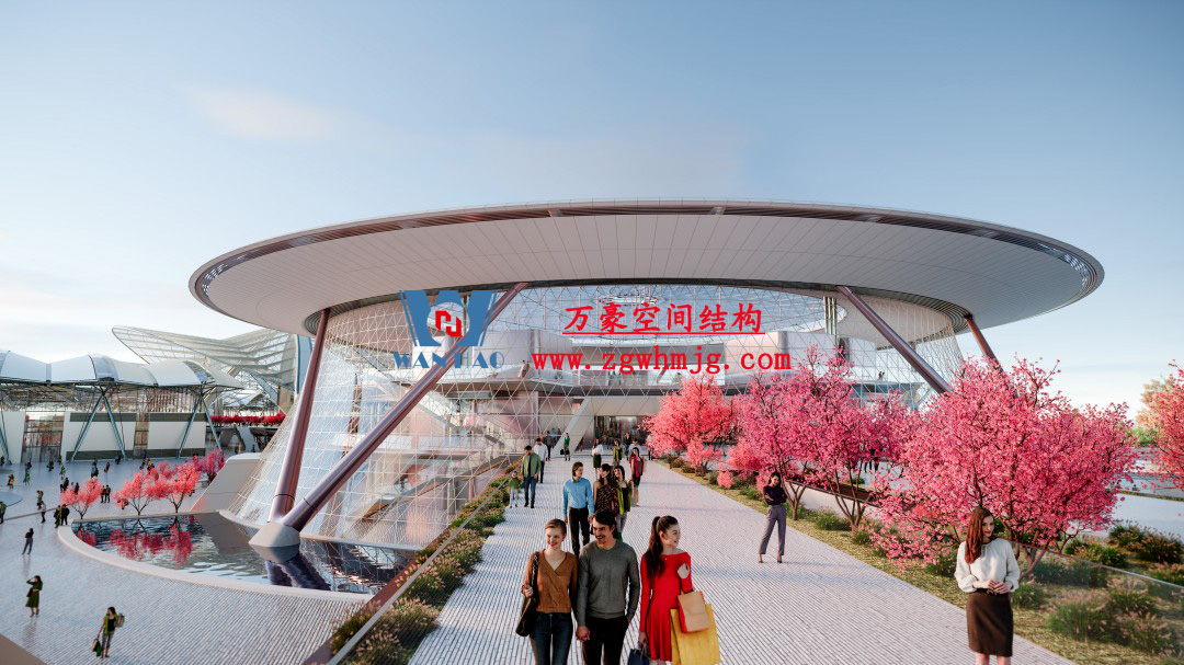 鄭州中原高鐵港數字展貿城鋼結構項目