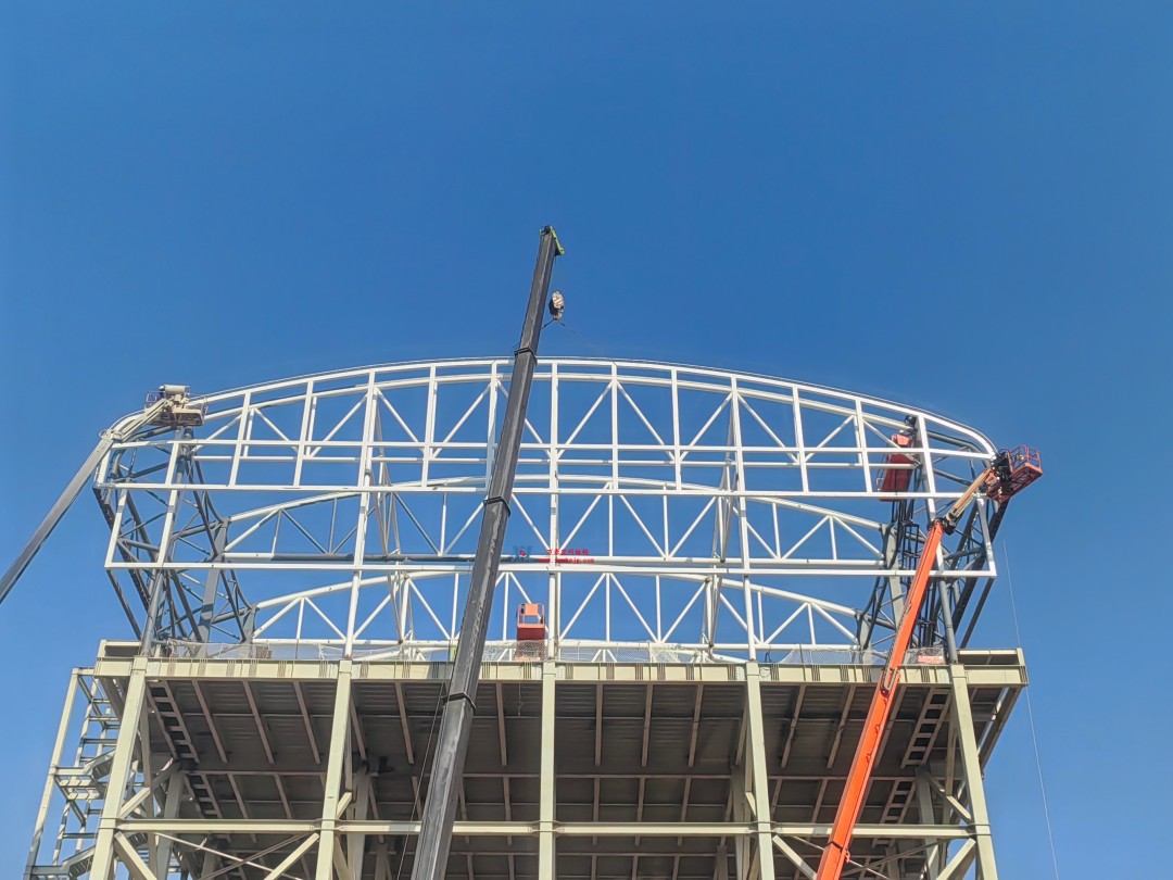 比亞迪紹興嵊州賽車場干拔沙坡觀景平臺鋼結(jié)構(gòu)項(xiàng)目