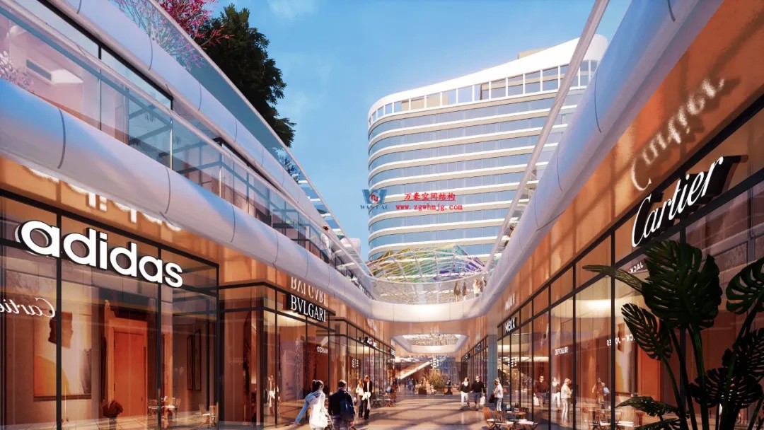 廣州茂名總匯天街商業(yè)街ETFE膜結(jié)構(gòu)