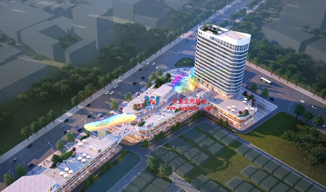 廣州茂名總匯天街商業街鋼結構工程