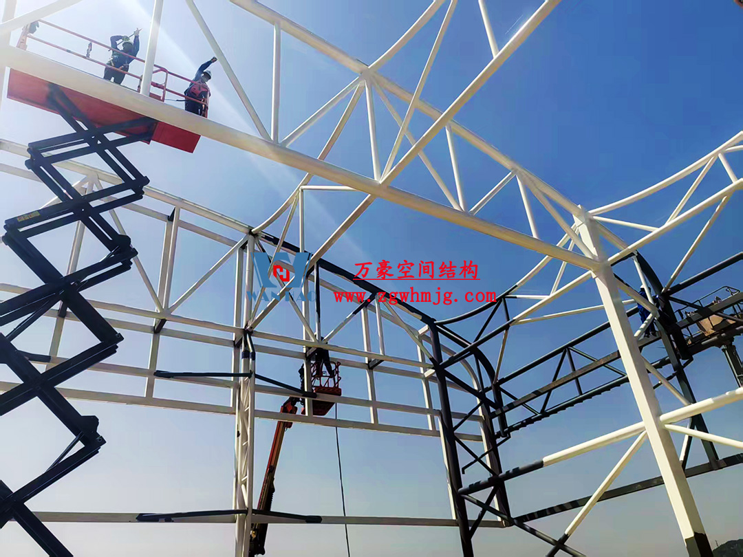 比亞迪紹興嵊州賽車場干拔沙坡觀景平臺PTFE鋼膜結構