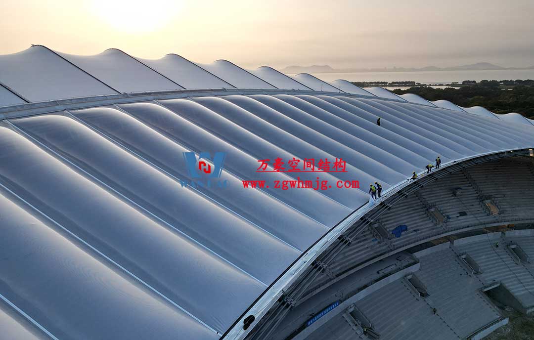 無錫奧林匹克體育產業中心ETFE膜結構項目 無錫奧林匹克體育產業中心ETFE膜結構項目