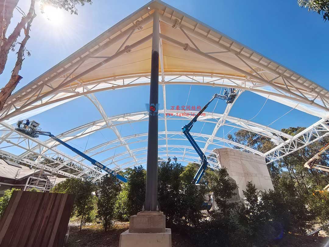 跨越山海的建筑新章!澳大利亞噴泉廣場天幕張拉正酣,雙膜科技賦能莊園建筑 跨越山海的建筑新章!澳大利亞噴泉廣場天幕張拉正酣,雙膜科技賦能莊園建筑