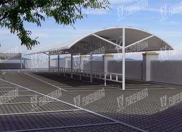 萬豪2019第15標-寧波市望春監(jiān)獄非機動車膜結(jié)構(gòu)停車棚及辦公區(qū)大門道閘工程