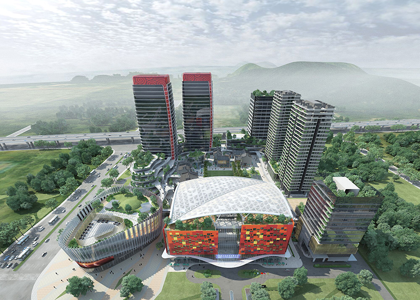 橫琴中拉經(jīng)貿(mào)園區(qū)ETFE天幕膜結構