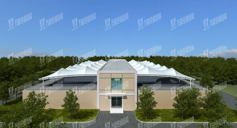 慈溪自來水廠污水池膜結構