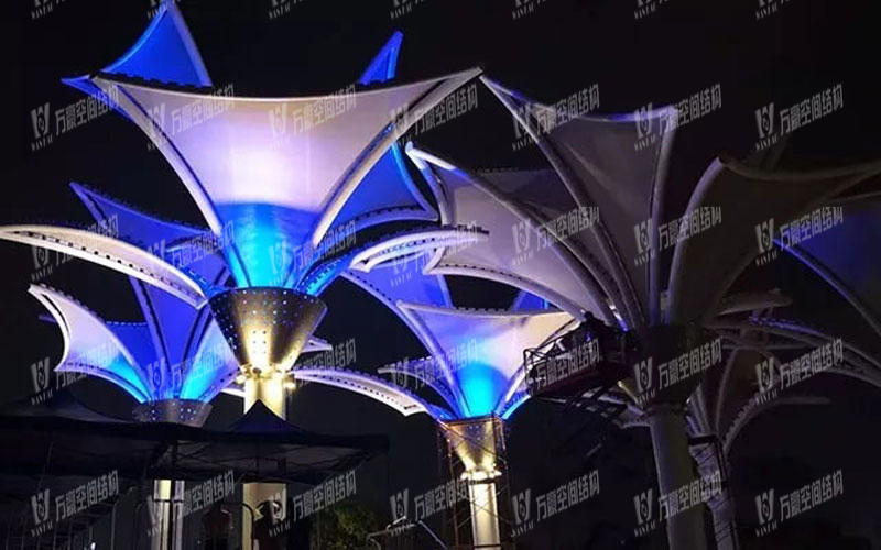 東莞市東江西岸景觀膜結構項目